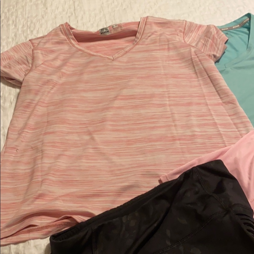 Exercise wear very casual. All medium sized